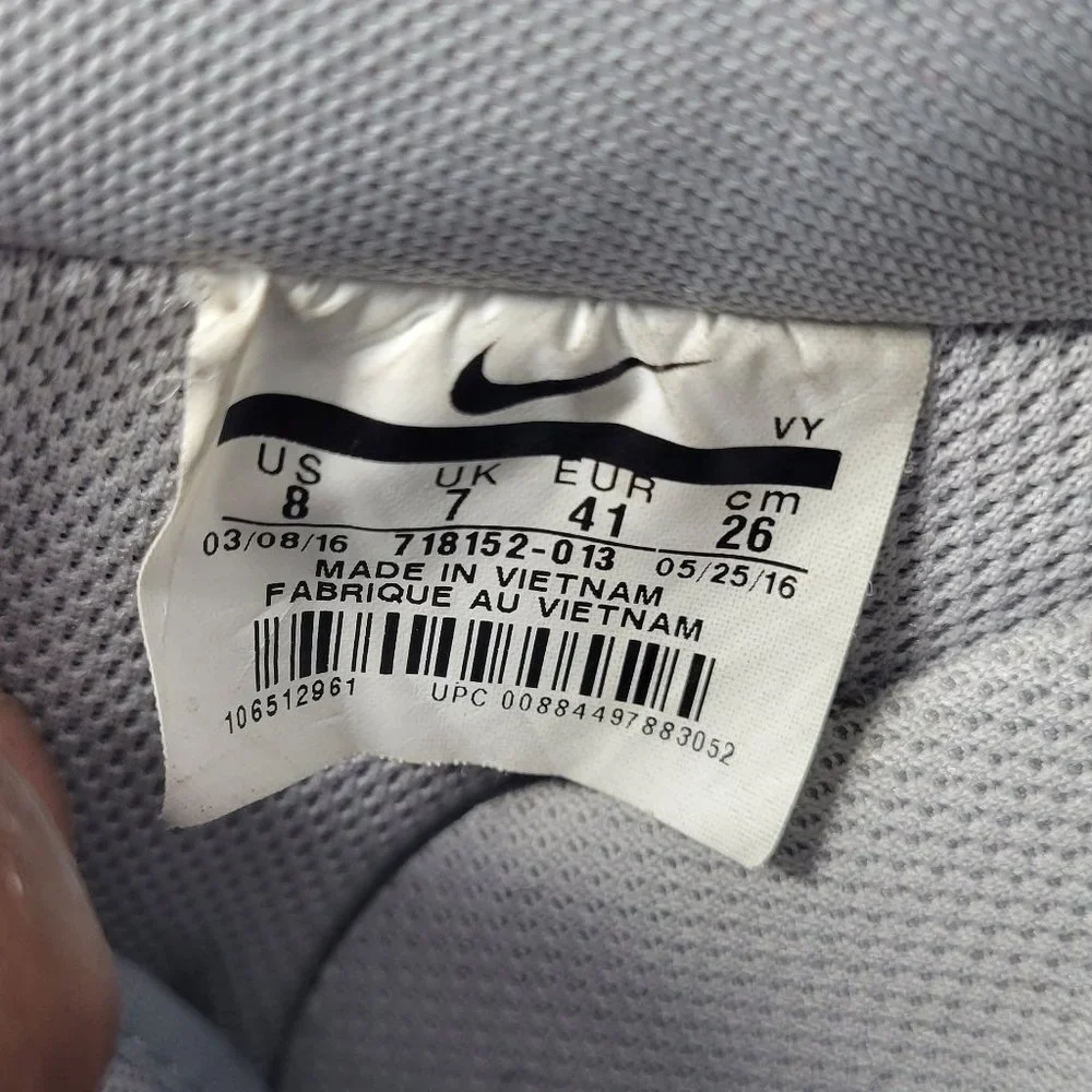 Nike Air Force 1 Low '07 LV8 Metallic Silver Perforated 718152-013 AF1 Olympic - Picture 9 of 11